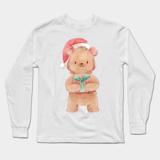 Holiday Bear Long Sleeve T-Shirt